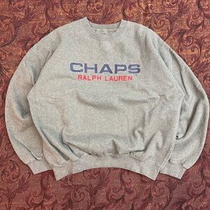 90s Chaps Ralph Lauren Boxy Heavy Crewneck